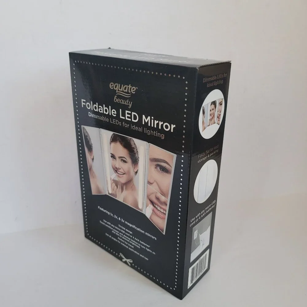 Equate Tri-fold Design Beauty Led Mirror